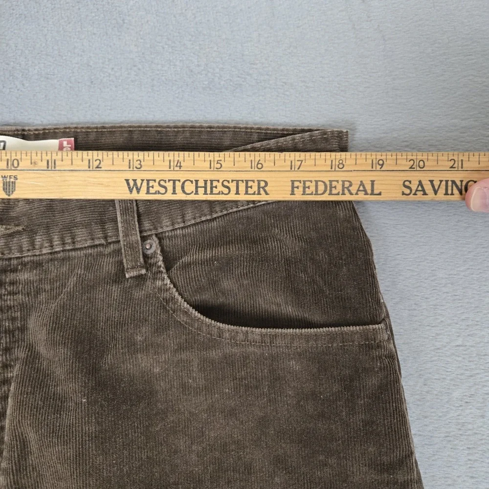 Vintage Levis Pants Mens 36x30 Brown 559 Corduroy Straight Relaxed Fit Pants Y2K